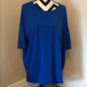 LuLaRoe Irma - Blue Color, Size XL